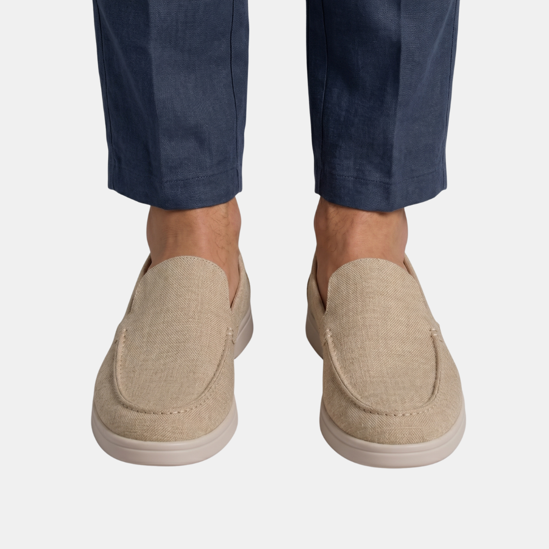 Orenvio | Men’s Linen Summer Loafers