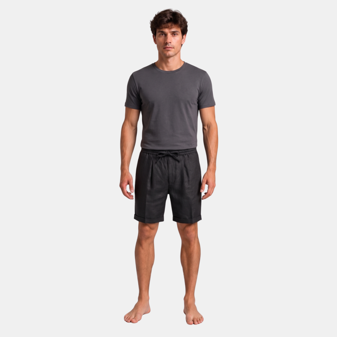 Orenvio | Men’s Linen Weekend Shorts