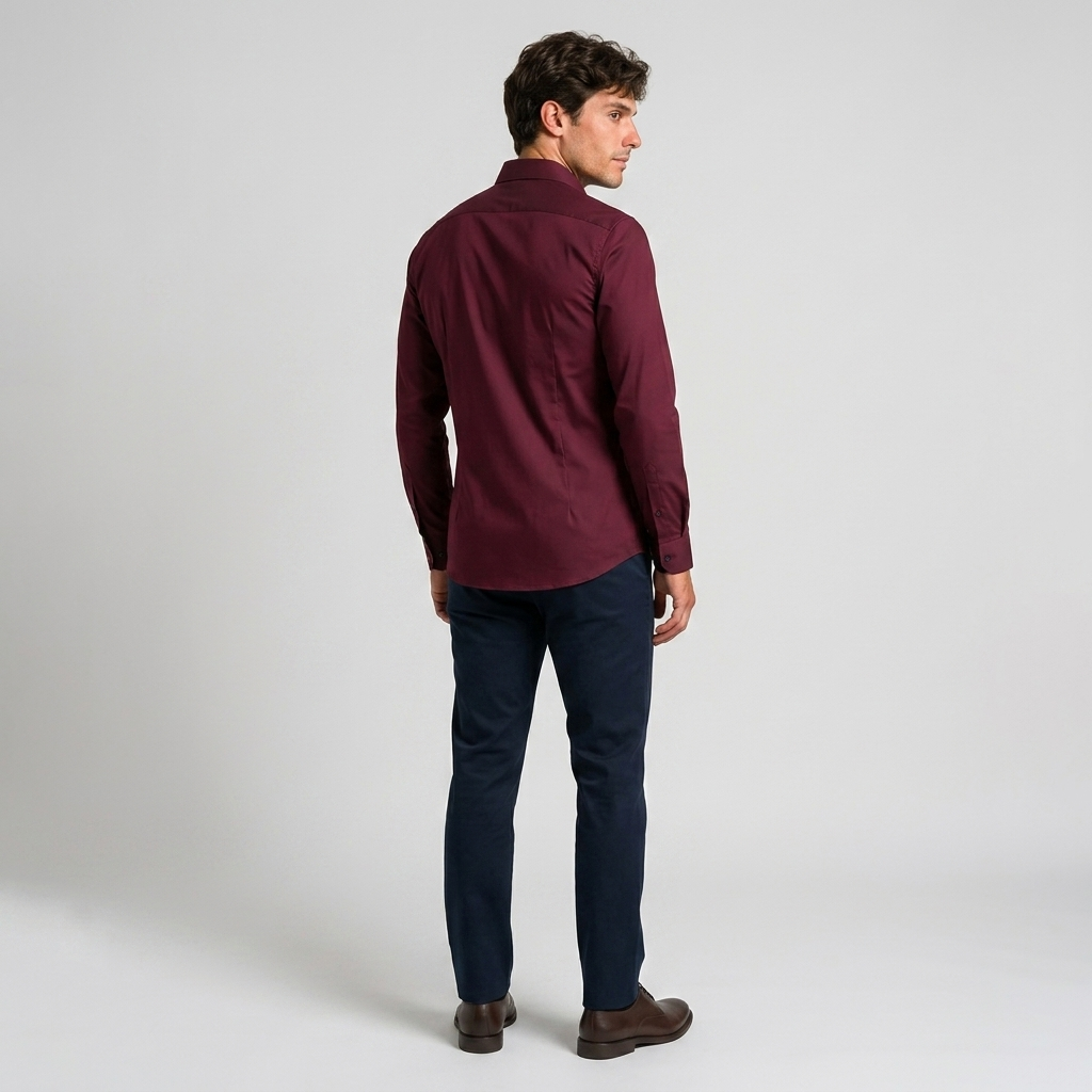 Orenvio | Men’s Long Sleeve Polished Shirt