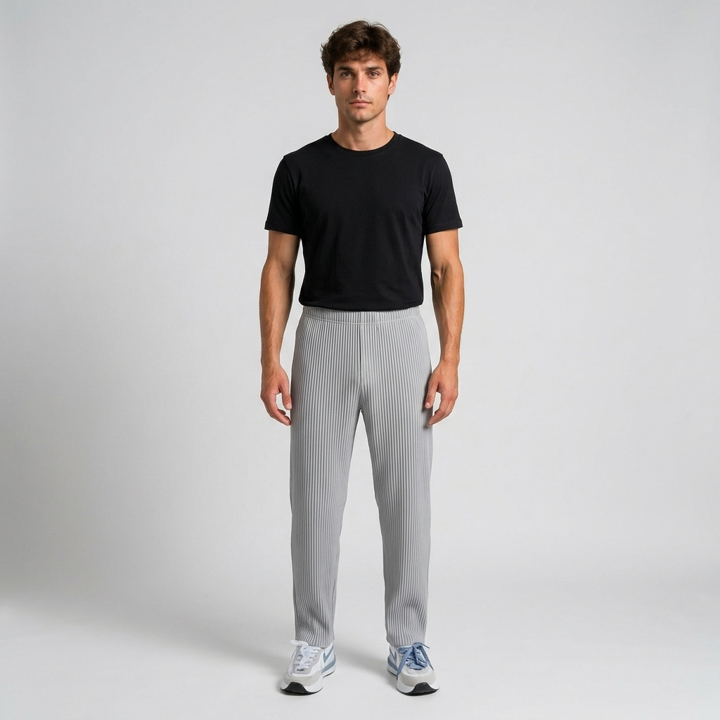 Orenvio | Men’s Ribbed Cotton Trousers