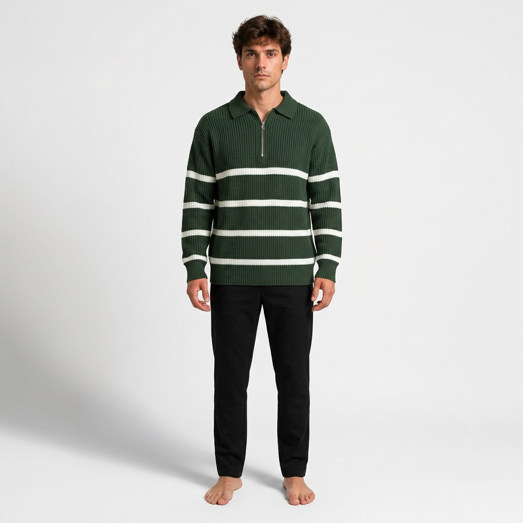 Orenvio | Men’s Striped Knitwear Sweater