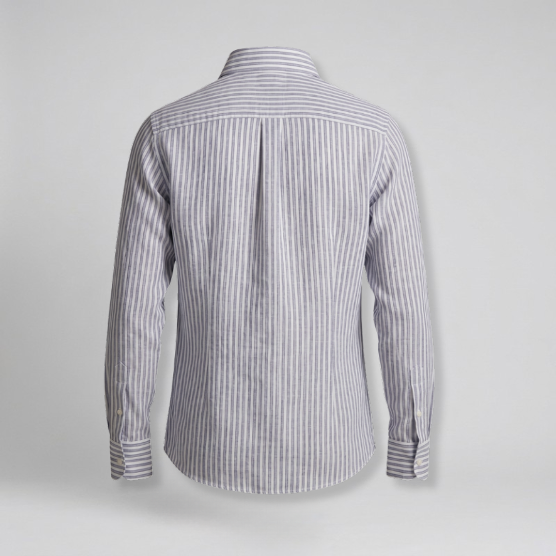 Orenvio | Men’s Striped Linen Shirt