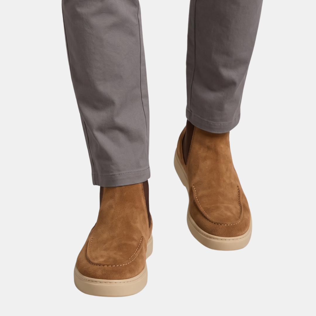 Orenvio | Men’s Suede Chelsea Boots