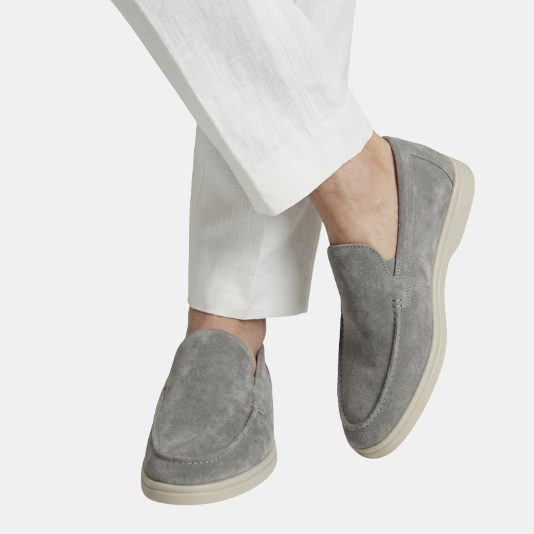 Orenvio | Men’s Suede Yacht Loafers