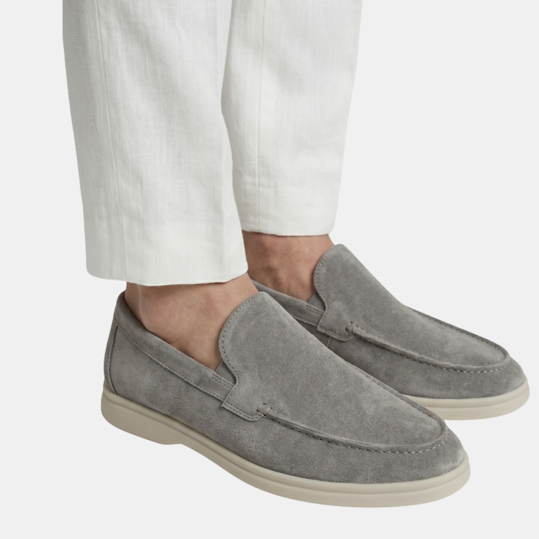 Orenvio | Men’s Suede Yacht Loafers
