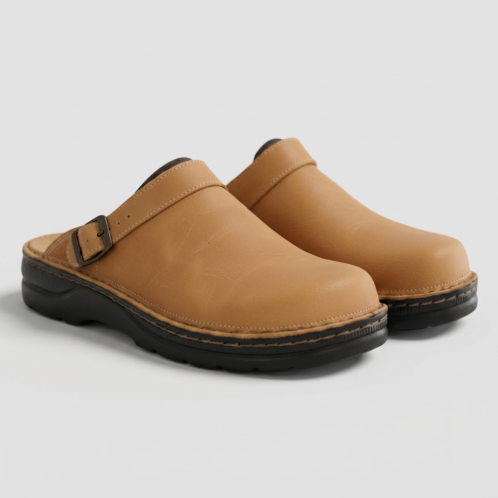 Orenvio | Unisex Suede Closed‑Toe Clog Sandals