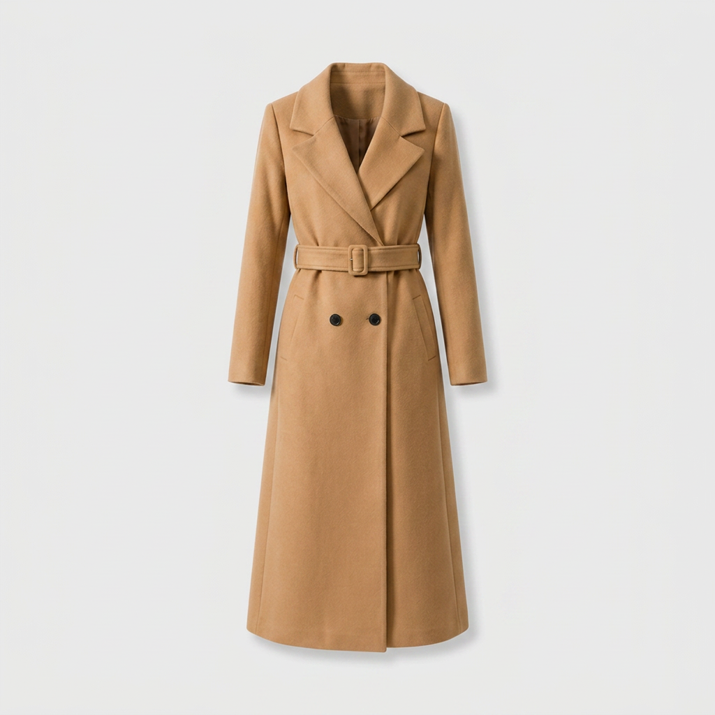 Orenvio | Women’s Longline Belted A-Line Coat