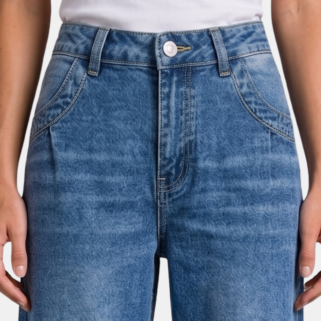 Orenvio | Women’s Mid-Rise Capri Tapered Jeans