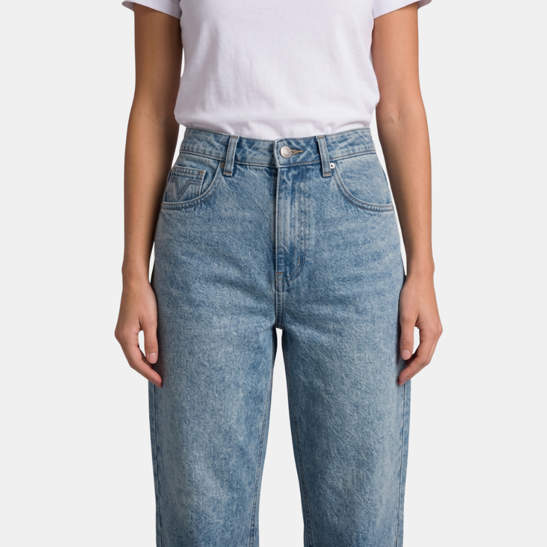 Orenvio | Women’s Mid-Rise Capri Tapered Jeans