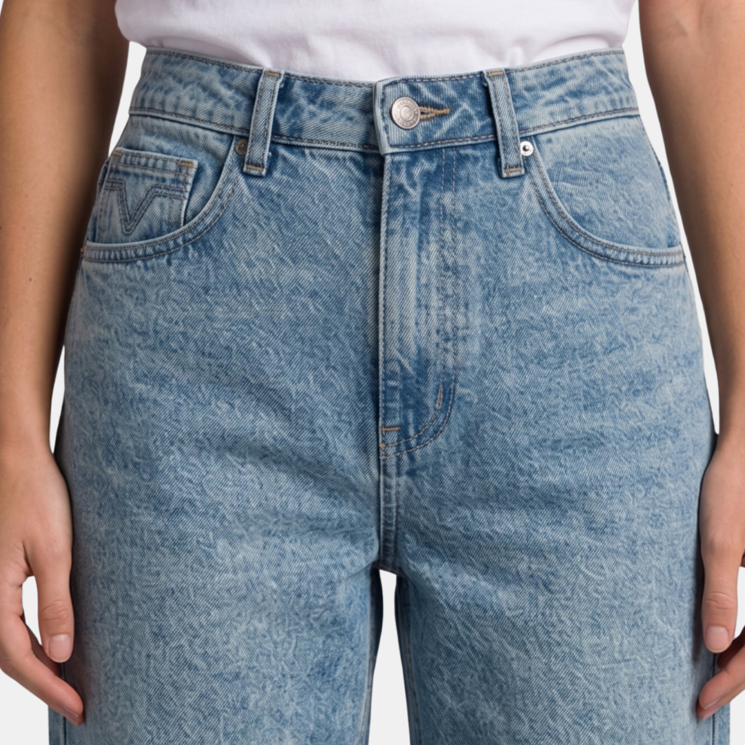 Orenvio | Women’s Mid-Rise Capri Tapered Jeans