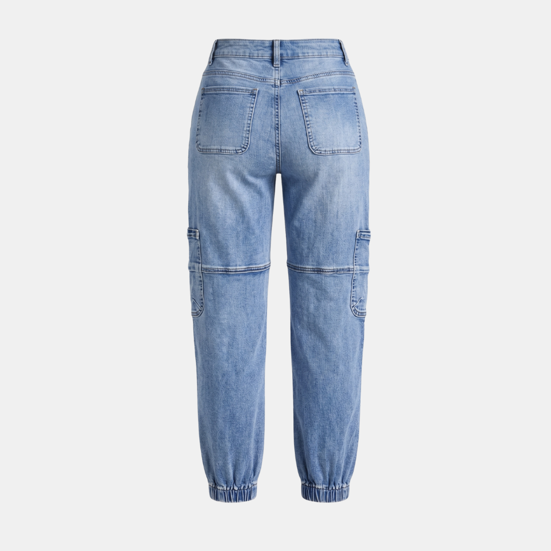 Orenvio | Women’s Multi-Pocket Button Fly Crop Jeans
