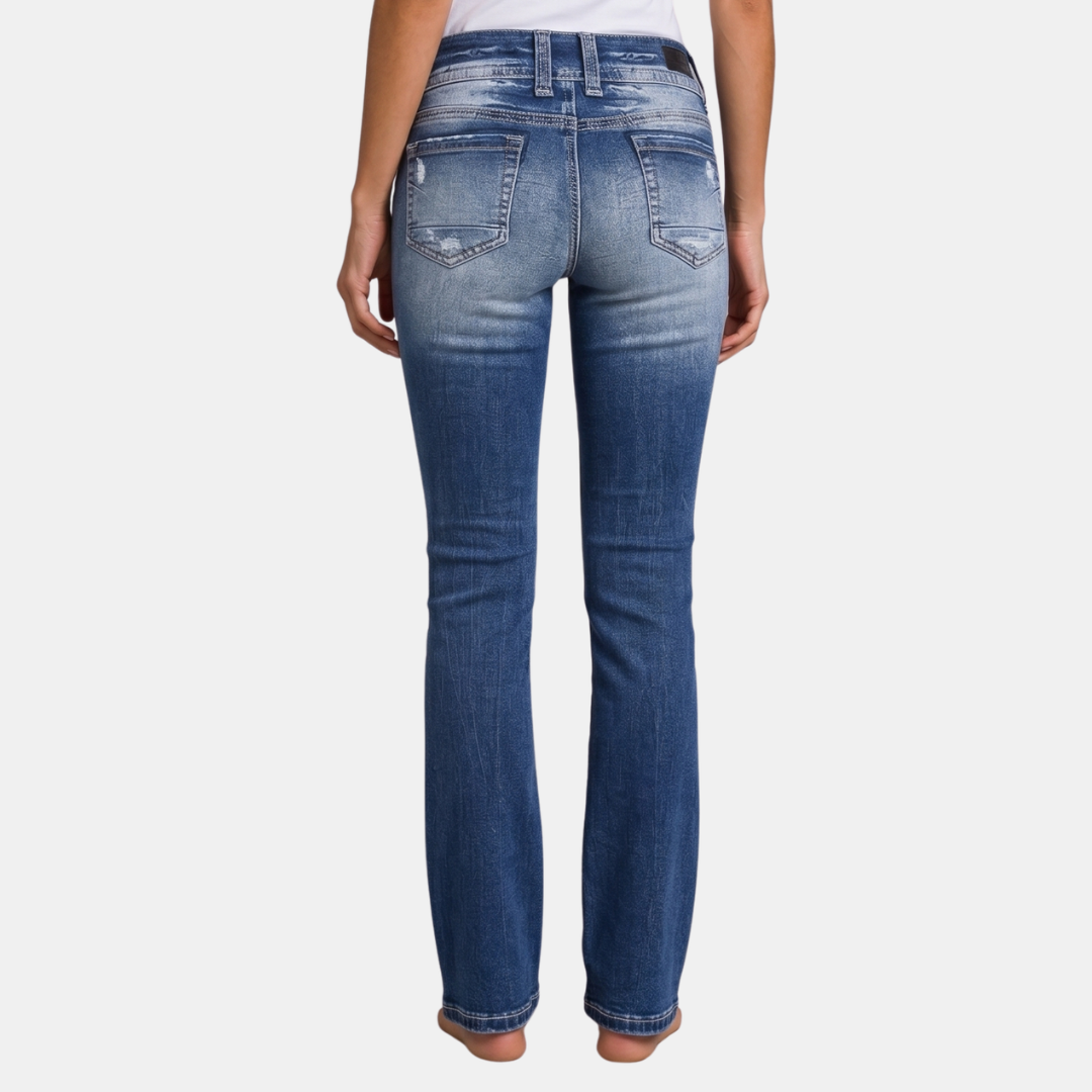 Orenvio | Women’s Multi-Pocket Button Fly Crop Jeans