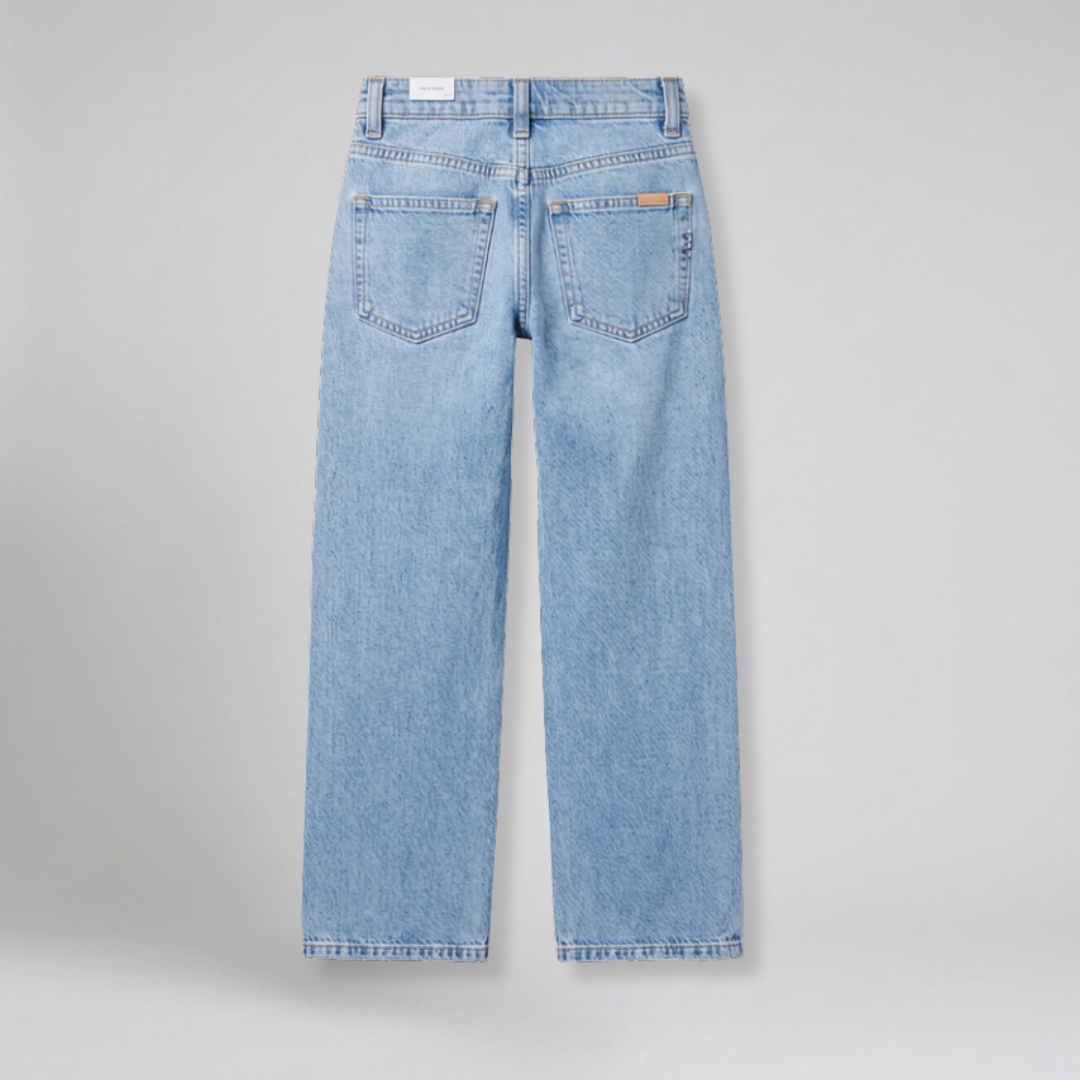 Orenvio | Women’s Raw Hem Straight Leg Jeans