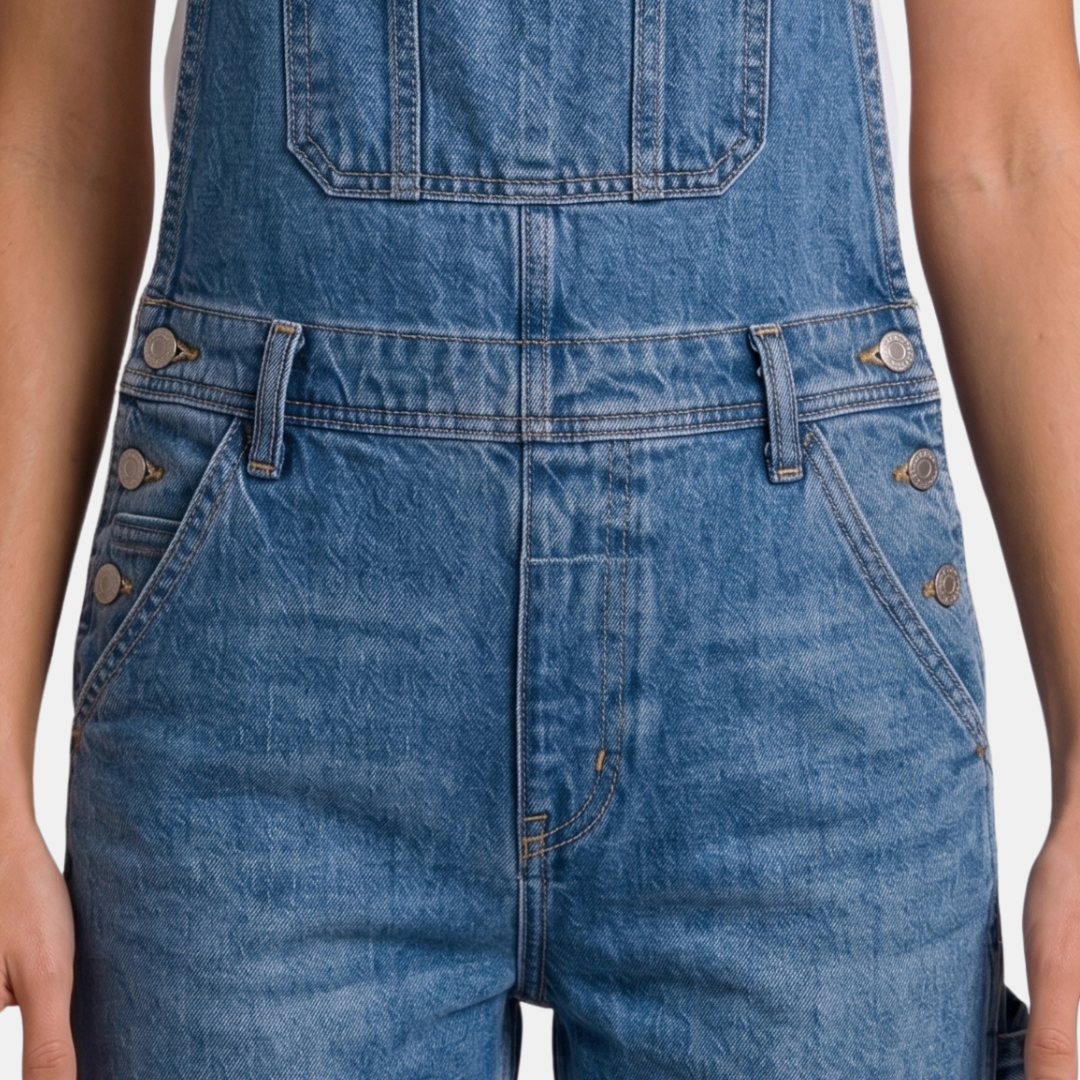 Orenvio | Women’s Straight-Leg Denim Overalls