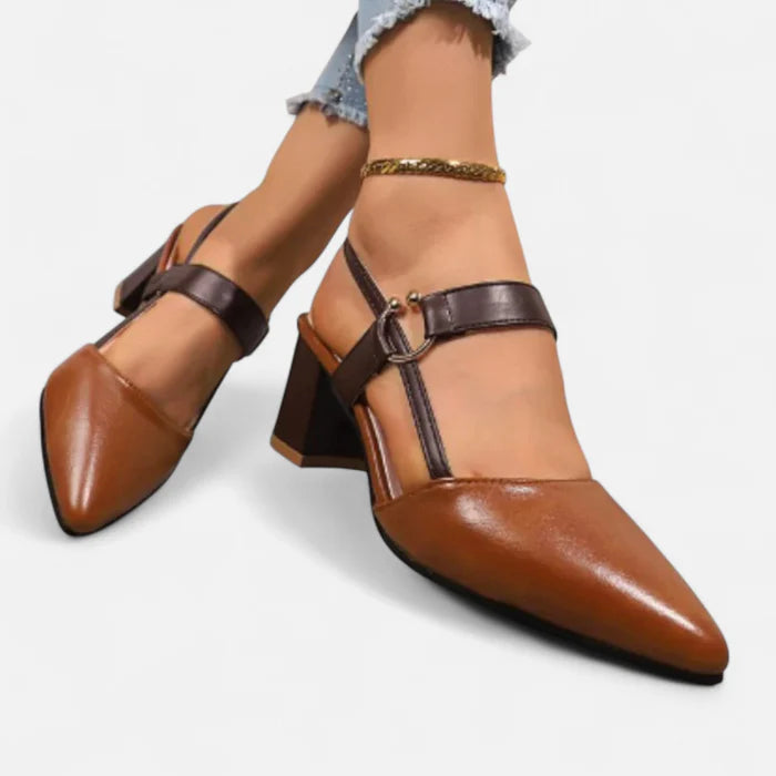 Orenvio | Women’s Genuine Leather Chunky Sandals