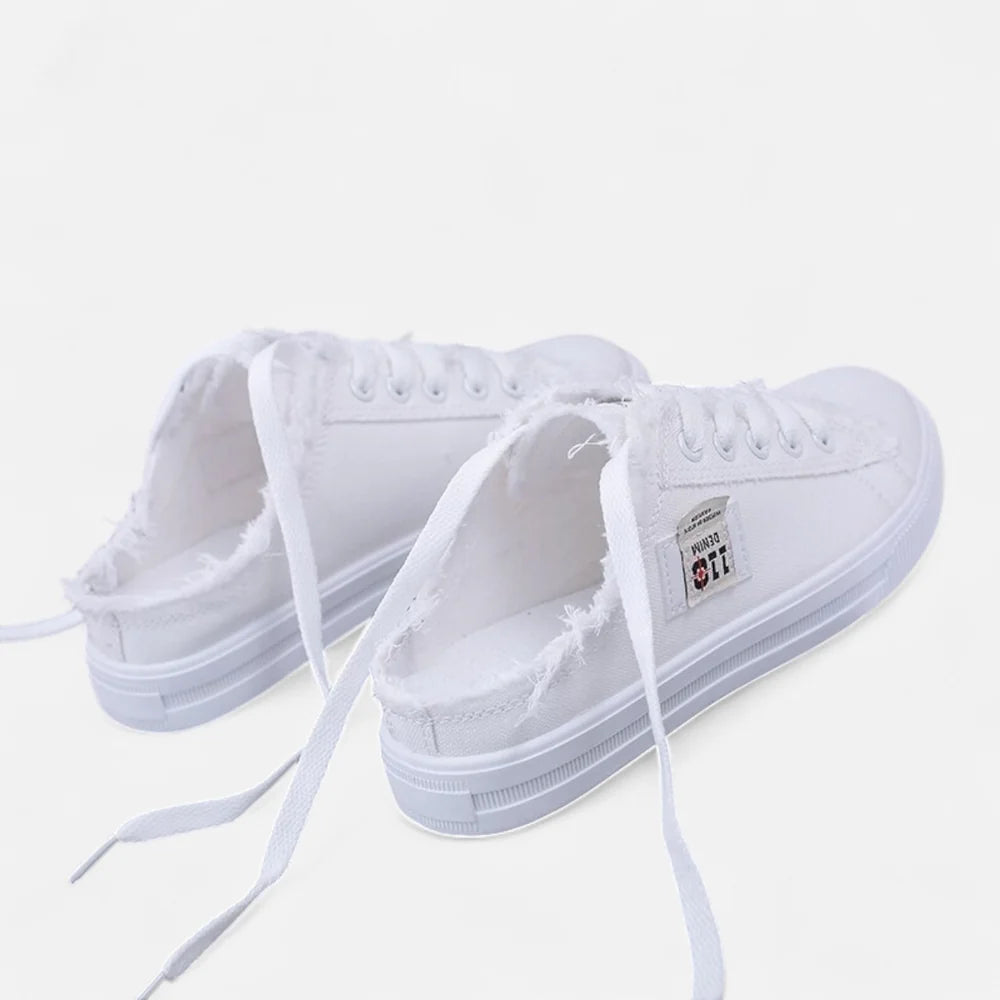 Orenvio | Women’s Low‑Top Canvas Sneakers
