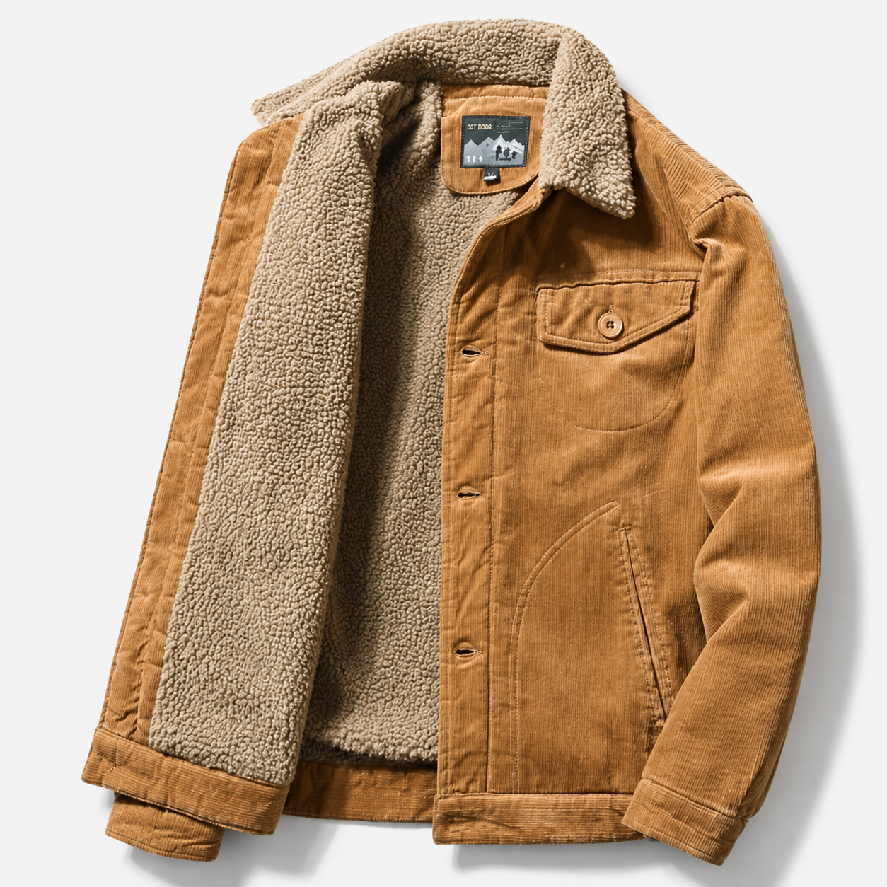 Orenvio | Men’s Corduroy Warm Jacket