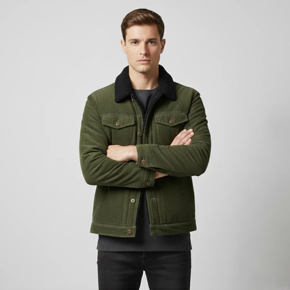 Orenvio | Men’s Corduroy Warm Jacket