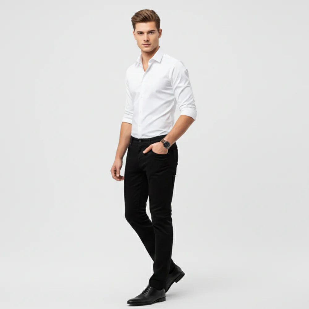 Orenvio | Men’s Long Sleeve Polished Shirt