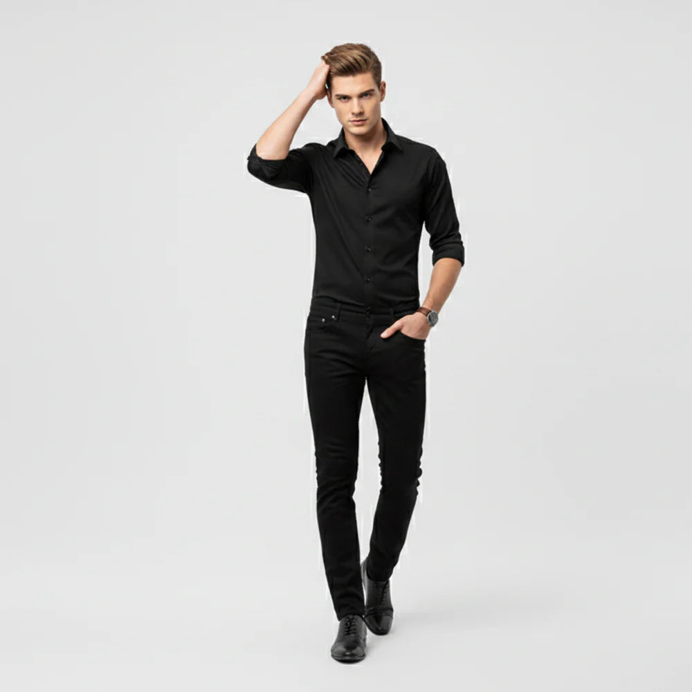 Orenvio | Men’s Long Sleeve Polished Shirt
