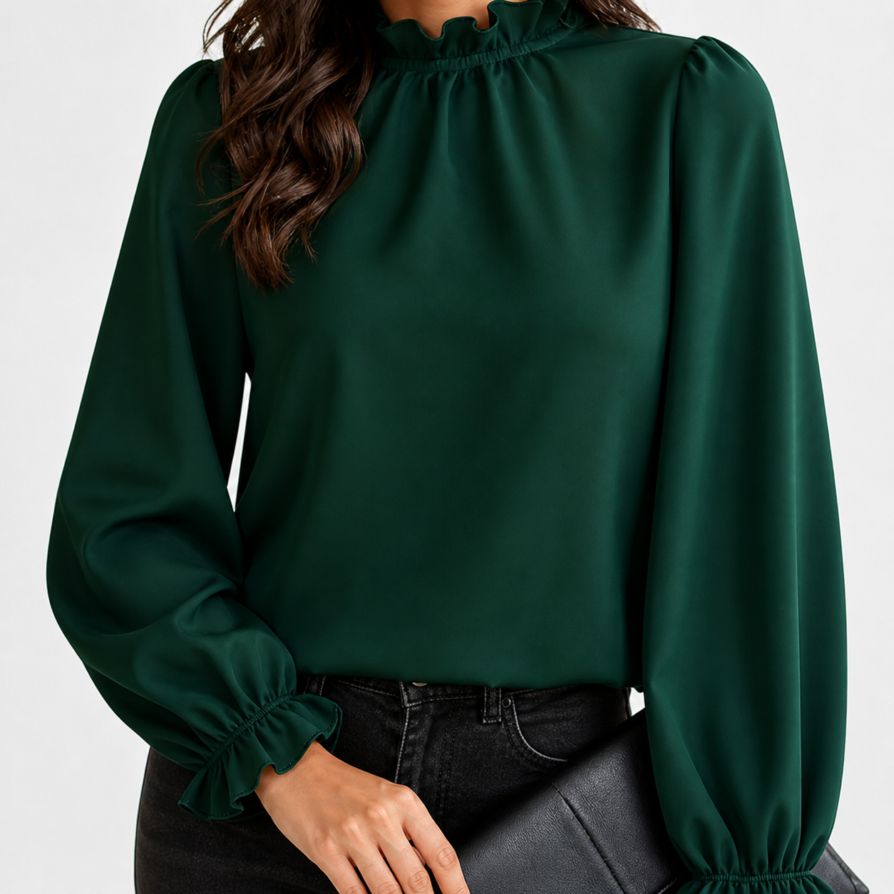 Orenvio | Women’s Ruffle Collar Blouse