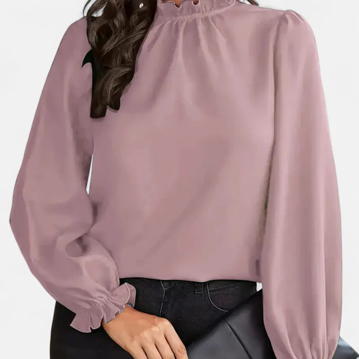 Orenvio | Women’s Ruffle Collar Blouse