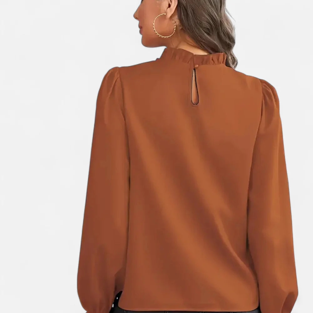 Orenvio | Women’s Ruffle Collar Blouse