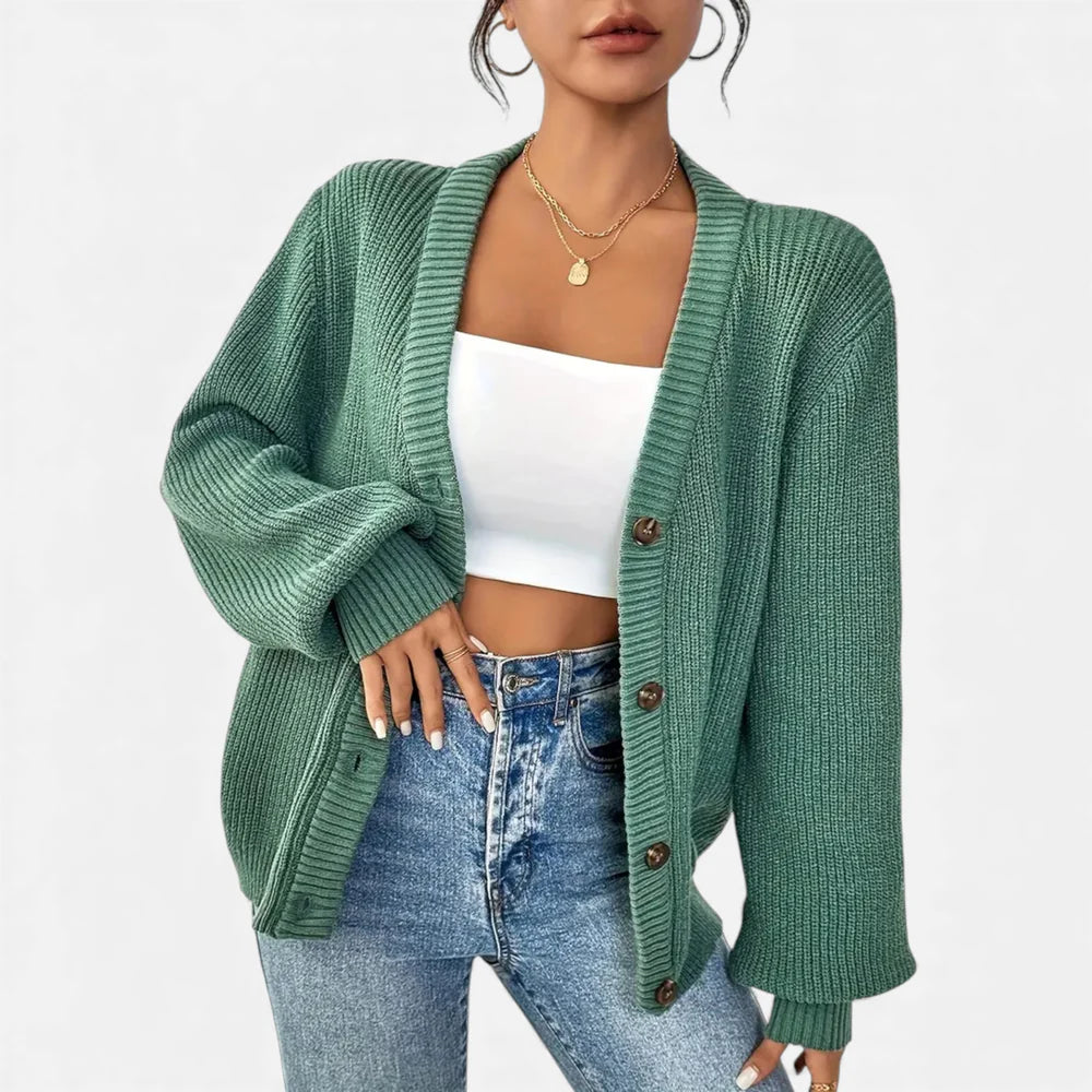 Orenvio | Women’s Knitted Button Cardigan