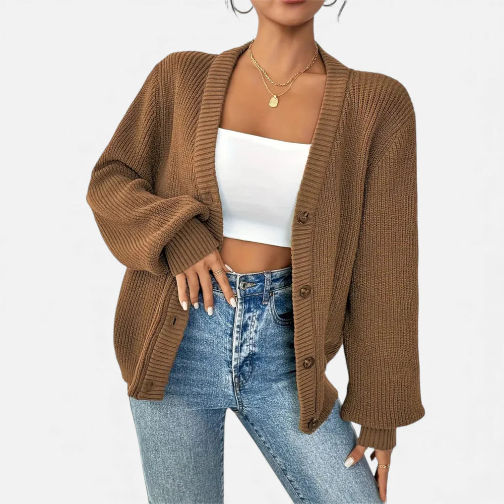 Orenvio | Women’s Knitted Button Cardigan