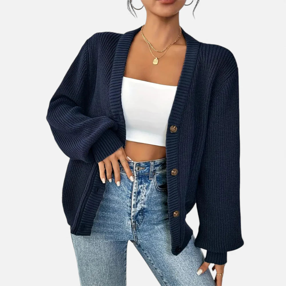 Orenvio | Women’s Knitted Button Cardigan