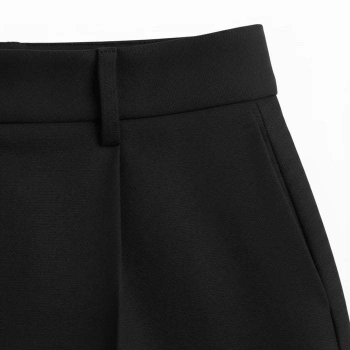 Orenvio | Women’s High‑Waisted Tailored Shorts