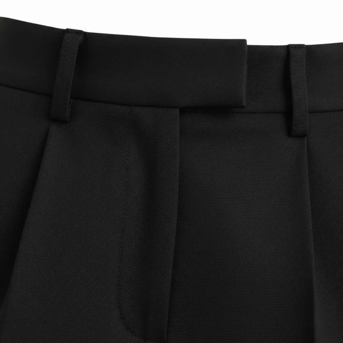 Orenvio | Women’s High‑Waisted Tailored Shorts